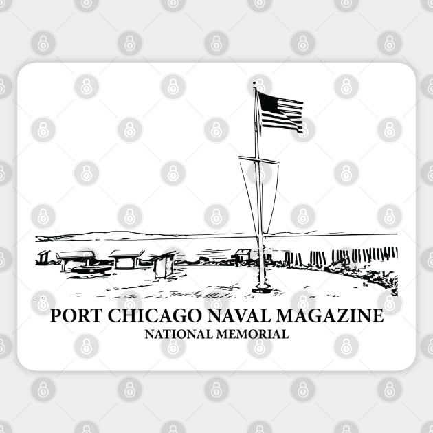 Port Chicago Naval Magazine National Memorial Sticker by Lakeric